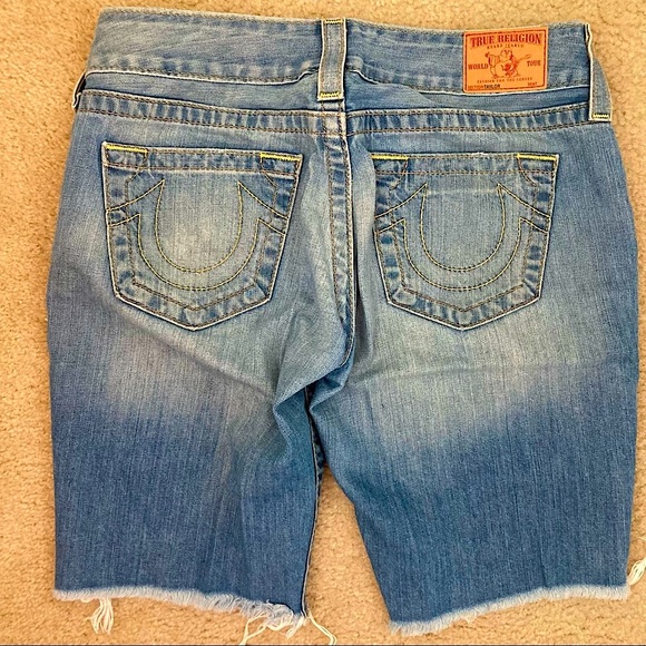 True Religion Pants - True Religion Taylor Cut Off Denim Shorts
